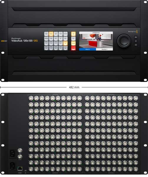 Blackmagic Videohub 120x120 12G VHUBSMAS12G120120