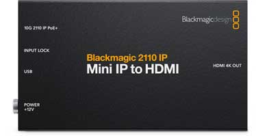 Blackmagic 2110 IP Mini IP to HDMI CONVNVIPE/IP/HDMI
