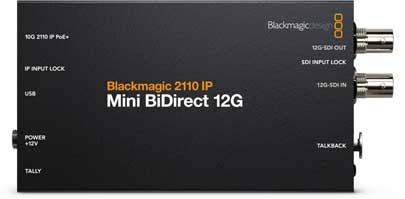 Blackmagic 2110 IP Mini BiDirect 12G CONVNVIPF/IP/12G