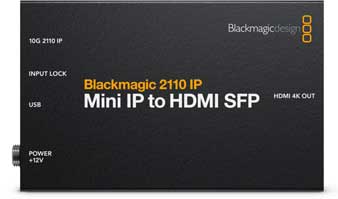 Blackmagic 2110 IP Mini IP to HDMI SFP CONVNVIPE/IP/HDMISFP