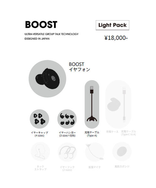 BONX BOOST 1個入りパッケージ - ライトパック