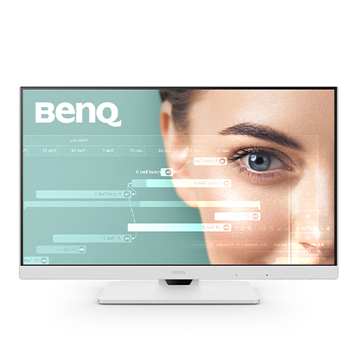 アイケア液晶ディスプレイ 27型/1920×1080(IPS)/HDMI x1、DisplayPort x1、USB Type-C x1（65W給電）、DP出力x1/ホワイト/スピーカーあり/高さ調整/ピボット