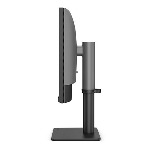 CAD・Mac・デザイナー向け 液晶ディスプレイ 27型/2560×1440/HDMI x1、DisplayPort x1、USB-C(90W給電)x1/グレー/スピーカー:あり/KVM機能/IPS/ナノマット/高さ調整