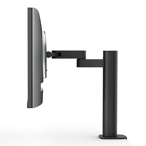 プログラミングモニター 31.5型/3840×2160/HDMI x2、DisplayPort x1、USB Type-C(90W給電) x1/メタリックグレー/スピーカーあり(3Wx2)/IPS/モニターアームモデル