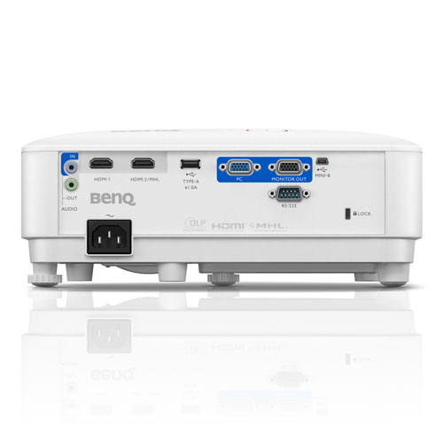DLP短焦点プロジェクター フルHD（1920×1080） 3000lm 10000:1 2.7㎏ HDMI×2系統 D-Sub15ピン スピーカー5W 100インチの投影距離約1.52～1.84m