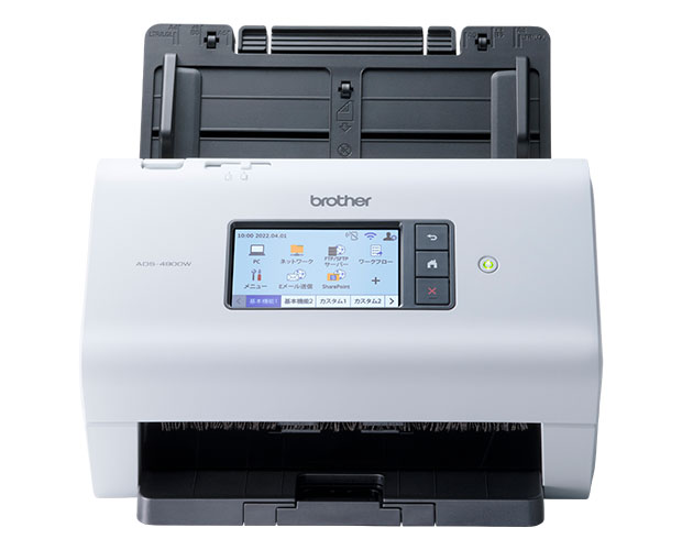 ドキュメントスキャナー (有線・無線LAN対応/60ppm/タッチパネル/ADF100枚)