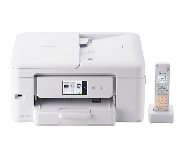 A4インクジェット複合機（FAX/電話/子機2台/コピー/プリント/スキャン/Wi-Fi/簡単設定）