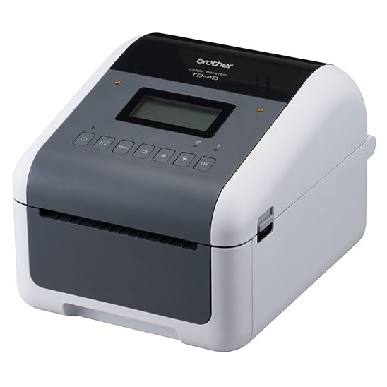 4インチラベル幅感熱ラベルプリンター (203dpi/USB/有線LAN/Wi-Fi/Bluetooth/RS-232C/USBホスト/液晶)