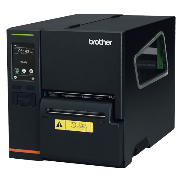 4インチインダストリアル感熱・熱転写ラベルプリンター(カッターユニット装着モデル)/203dpi/USB/有線LAN/RS-232C/USBホスト