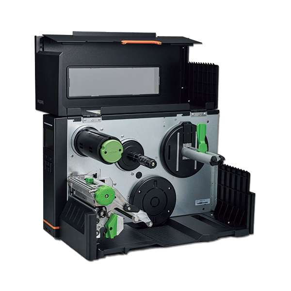 4インチインダストリアル感熱・熱転写ラベルプリンター/203dpi/USB/有線LAN/RS-232C/USBホスト×2