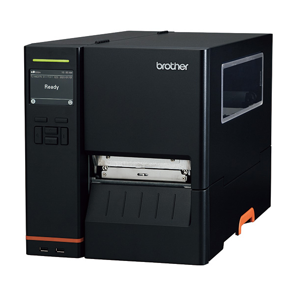 4インチインダストリアル感熱・熱転写ラベルプリンター(ハクリユニット装着モデル)/300dpi/USB/有線LAN/RS-232C/USBホスト×2