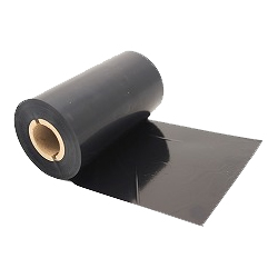 熱転写用インクリボン・レジンタイプ/幅110mm×長さ300m/10巻入り/外径67mm/紙管サイズ25.4mm（1インチ）