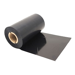 熱転写用インクリボン・セミレジン（ワックスレジン）タイプ/幅110mm×長さ300m/10巻入り/外径67mm/紙管サイズ25.4mm（1インチ）