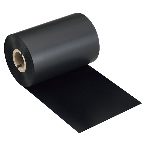 熱転写用インクリボン・セミレジン(ワックスレジン)タイプ/幅110mm×長さ450m/10巻入り/外径8インチ/紙管サイズ25.4mm(1インチ)