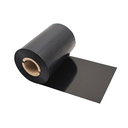 熱転写用インクリボン・ワックスタイプ/幅90mm×長さ300m/10巻入り/外径67mm/紙管サイズ25.4mm（1インチ）