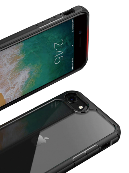 iPhone SE (Gen 3/2)/8/7ケース/背面カバー付きバンパータイプ