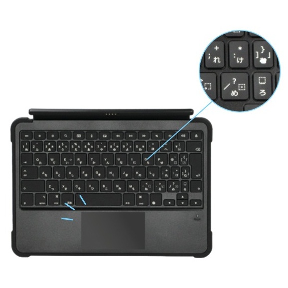 iPad 第10世代・iPad(A18)用 キーボード付ケース(トラックパッド付キーボードタイプ)