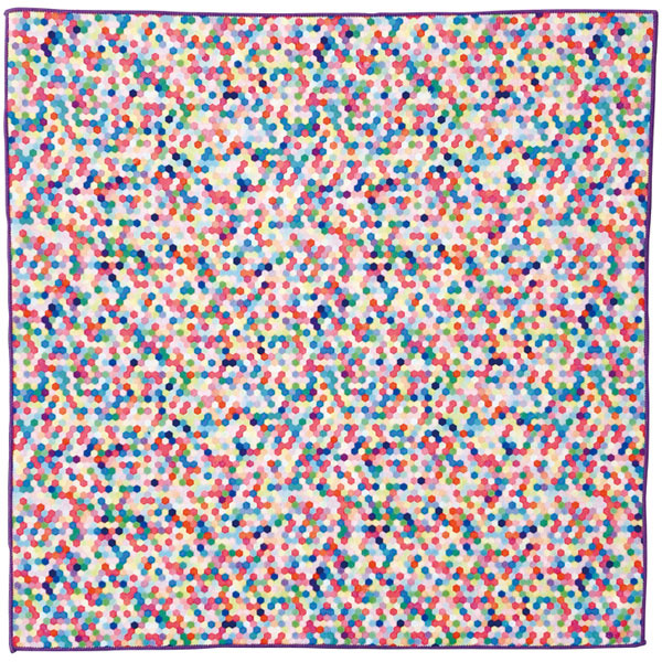 KURUMU ～中身の形に合わせて変幻自在に包む布～ カラフルヘキサゴン