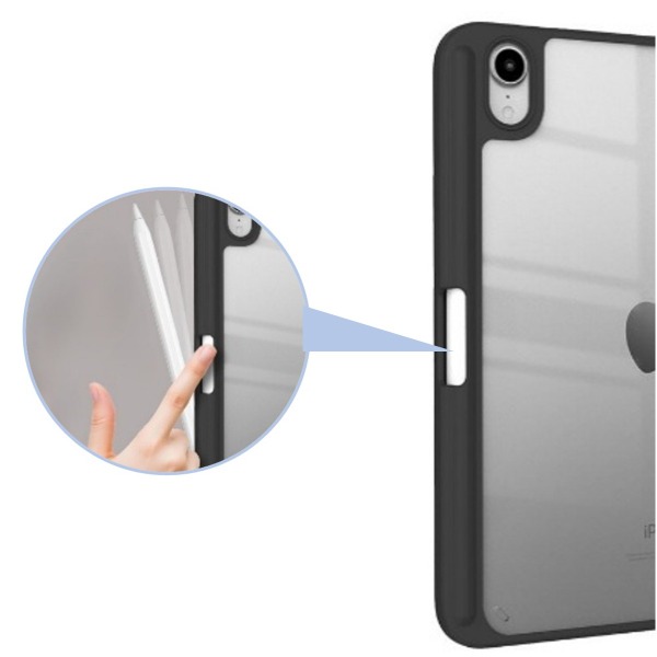 iPad mini6・iPad mini(A17 Pro)用 手帳型クリアケース