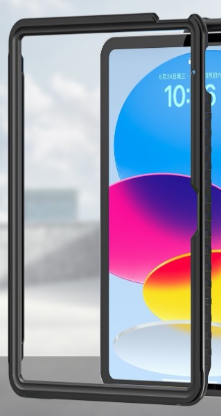 iPad 第10世代・iPad(A20)用 半透明・耐衝撃ケース