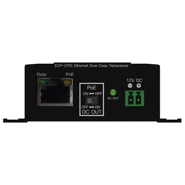 Ethernet & PoE over Coax/UTP イーサネットエクステンダ