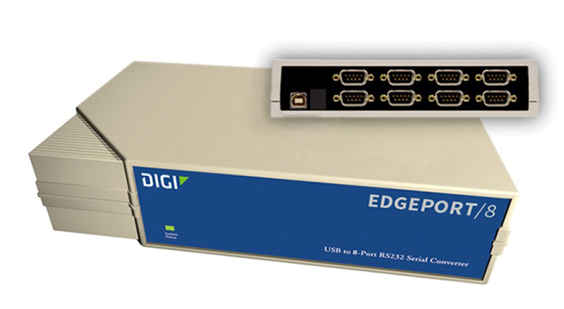 USB→RS-232C×8ポート変換コンバータ (DB9ピン)