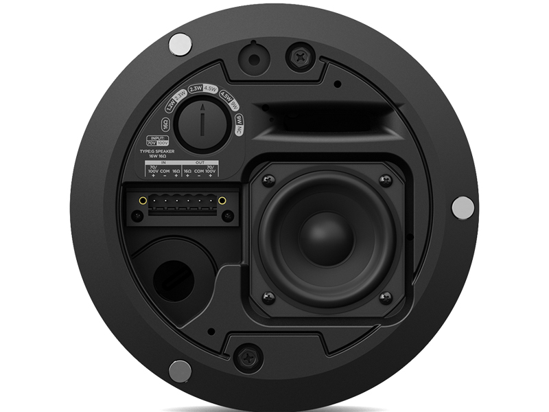 天井埋込型スピーカー DesignMax DM2C-LP 許容入力16W Lo/Hi兼用 ブラック ペア販売（2本1組）
