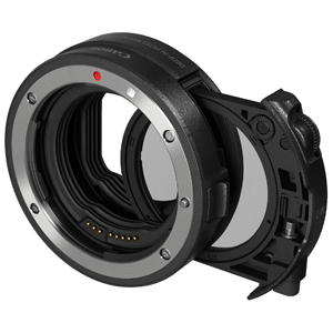 ドロップインフィルター マウントアダプター EF-EOS R 円偏光フィルター A付
