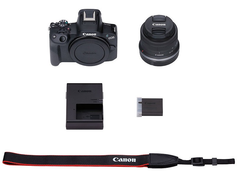 ミラーレスカメラ EOS R50・RF-S18-45 IS STMレンズキット (ブラック)