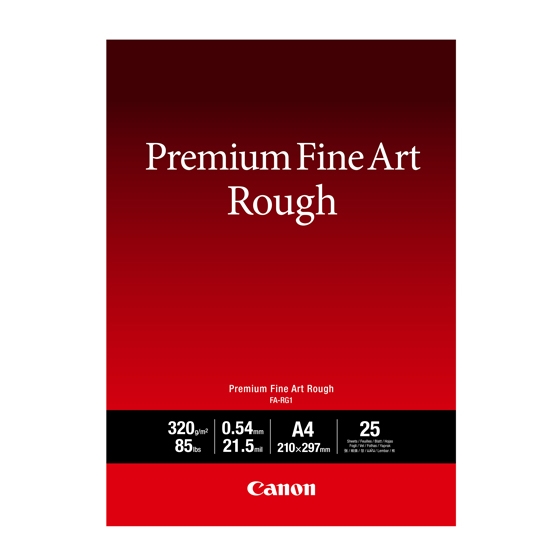 プレミアムファインアート・ラフ A4 25枚 FA-RG1A425