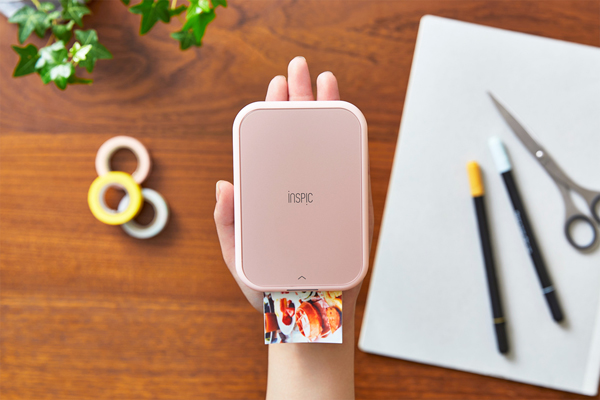 ミニフォトプリンター iNSPiC PV-223-PK (ピンク)