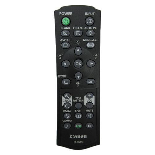 WUX450/WX520用リモコン RS-RC06