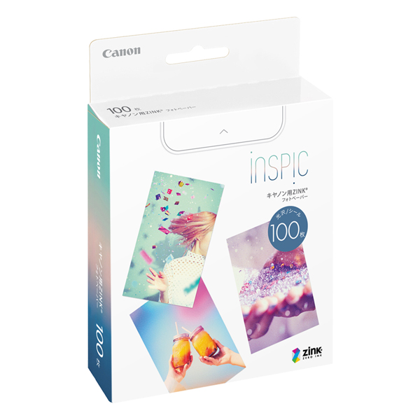 キヤノン用ZINKフォトペーパー100枚入り