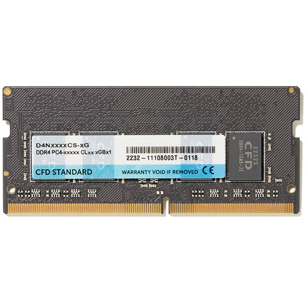 CFD スタンダードメモリ DDR4-2133 PC4-17000 ノート用 8GB D4N2133CS-8G