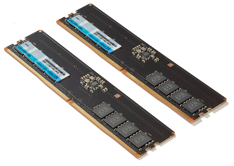 デスクトップPC用メモリ DDR5-5200 (PC5-31200) 32GB×2枚 (64GB) 相性保証 288pin CFD Standard W5U5200CS-32G