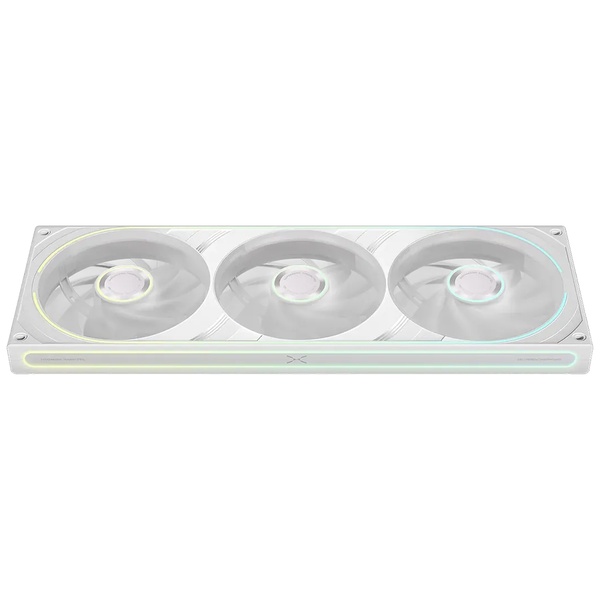 TRYX FOBR ケースファン 120mm ホワイト 3in1 ユニボディフレーム スリム ARGBリング PC用
