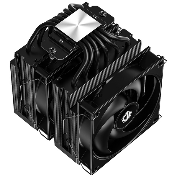 ID-COOLING CPUクーラー 6ヒートパイプ デュアルファンモード対応 LGA1954対応 オールブラック