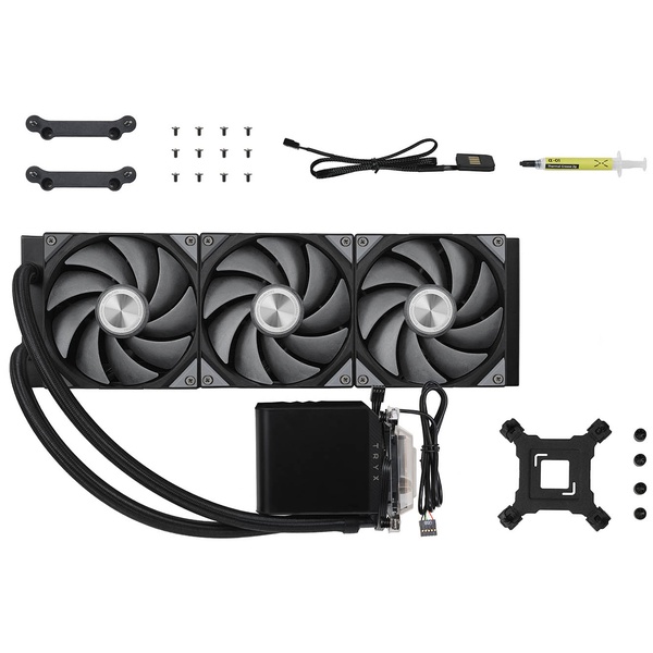 TRYX PANORAMA 360mm AIO Liquid Cooler Black