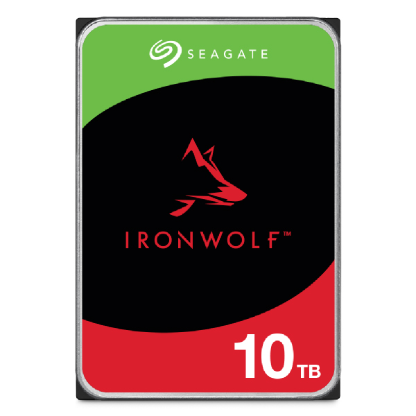 IronWolf 3.5【データ復旧3年付】 10TB HDD（CMR）メーカー3年保証 256MB 7200rpm 24時間稼働 PC、NAS用 RVセンサー付