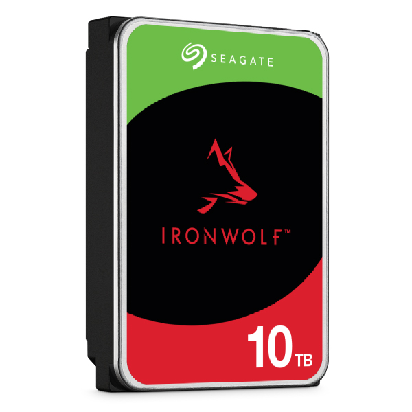 IronWolf 3.5【データ復旧3年付】 10TB HDD(CMR)メーカー3年保証 256MB 7200rpm 24時間稼働 PC、NAS用 RVセンサー付