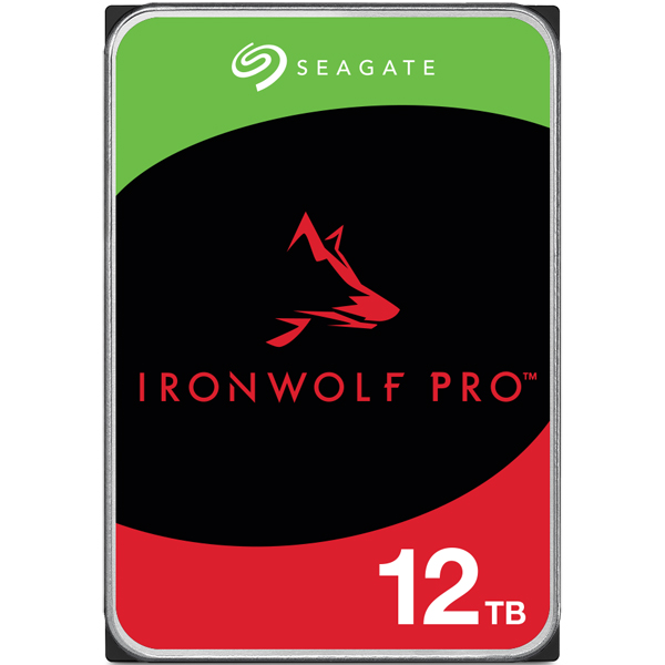 Seagate IronWolf Pro 3.5【データ復旧3年付】12TB HDD（CMR）メーカー5年保証 24時間稼働 PC、NAS用 RVセンサー付 ST12000NT001