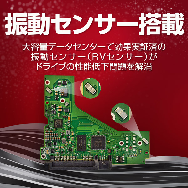 IronWolf 3.5【データ復旧3年付】 12TB HDD（CMR）メーカー3年保証 256MB 7200rpm 24時間稼働 PC、NAS用 RVセンサー付