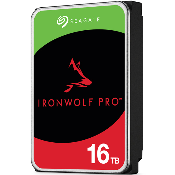 Seagate IronWolf Pro 3.5【データ復旧3年付】16TB HDD（CMR）メーカー5年保証 24時間稼働 PC、NAS用 RVセンサー付 ST16000NT001