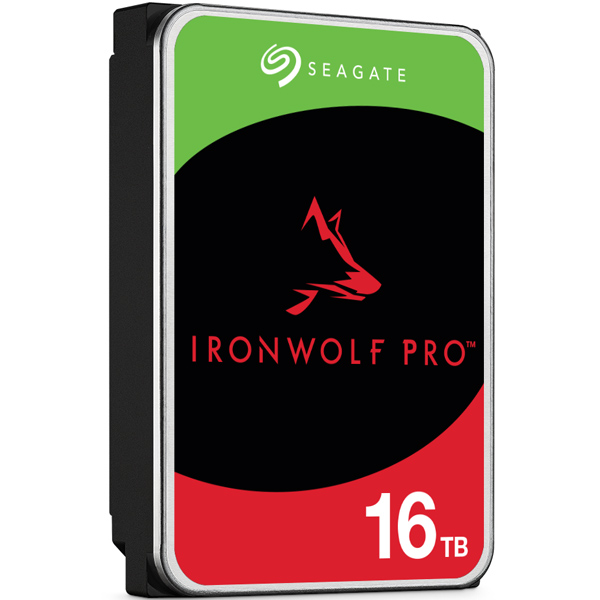 Seagate IronWolf Pro 3.5【データ復旧3年付】16TB HDD（CMR）メーカー5年保証 24時間稼働 PC、NAS用 RVセンサー付 ST16000NT001