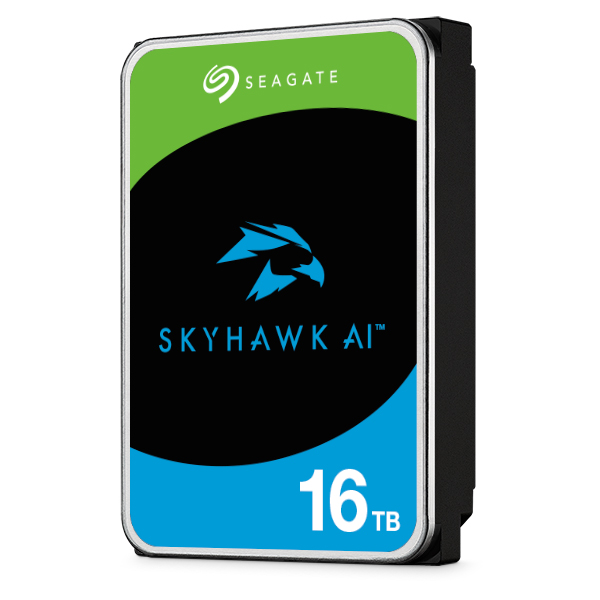 Seagate SkyHawk AI 3.5【データ復旧3年付】 16TB 内蔵HDD (CMR) メーカー5年保証 512MB 7200rpm ネットワーク ビデオ レコーダー AI対応NVRシステム用ST16000VE004