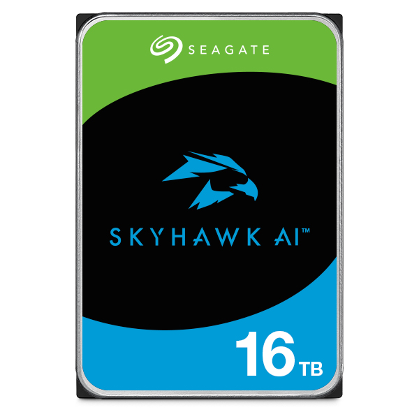 Seagate SkyHawk AI 3.5【データ復旧3年付】 16TB 内蔵HDD (CMR) メーカー5年保証 512MB 7200rpm ネットワーク ビデオ レコーダー AI対応NVRシステム用ST16000VE004