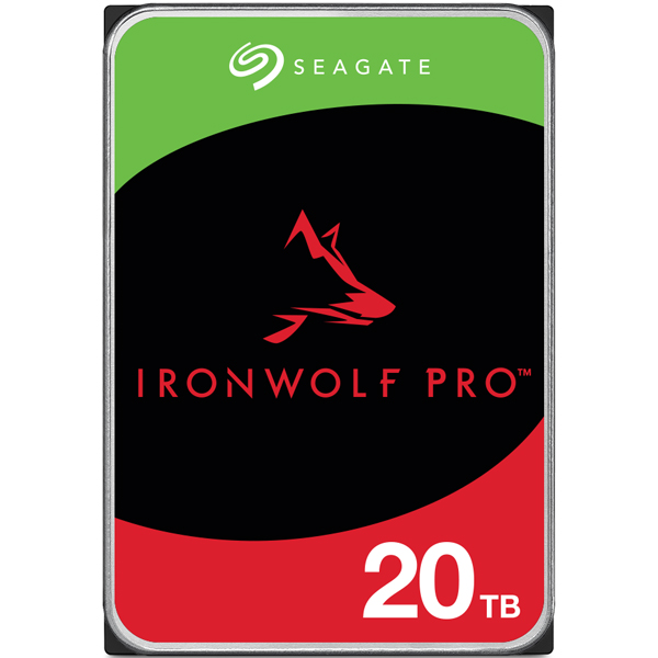 Seagate IronWolf Pro 3.5【データ復旧3年付】20TB HDD（CMR）メーカー5年保証 24時間稼働 PC、NAS用 RVセンサー付 ST20000NT001
