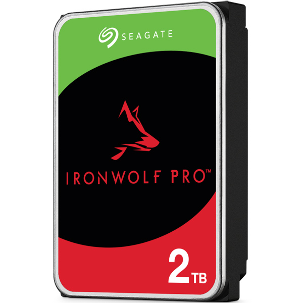 Seagate IronWolf Pro 3.5【データ復旧3年付】2TB HDD（CMR）メーカー5年保証 24時間稼働 PC、NAS用 RVセンサー付 ST2000NT001