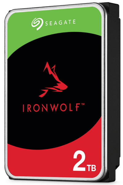 IronWolf 3.5【データ復旧3年付】 2TB HDD（CMR）メーカー3年保証 256MB 5400rpm 24時間稼働 PC、NAS用 RVセンサー付