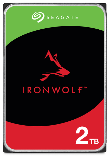 IronWolf 3.5【データ復旧3年付】 2TB HDD（CMR）メーカー3年保証 256MB 5400rpm 24時間稼働 PC、NAS用 RVセンサー付